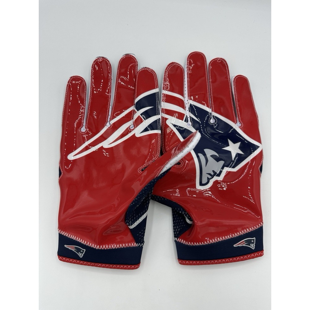 Nike New England Patriots #87 Sample Football Gloves 4XL Patent Pending Rare